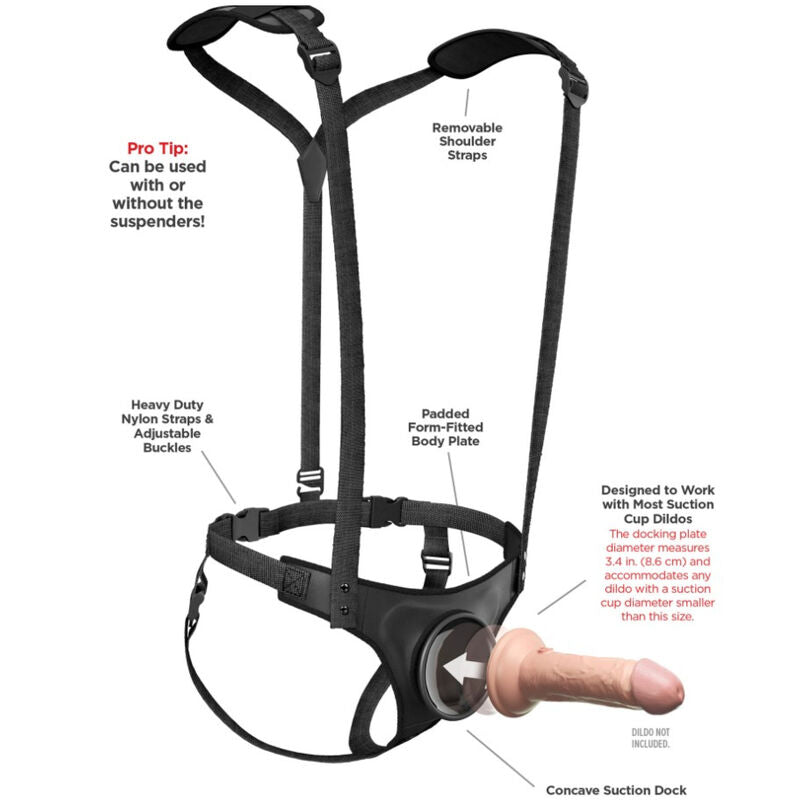 Pipedreams Body Dock Strap-On Suspenders | Niks.fi verkkokauppa