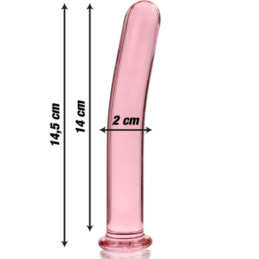 Nebula Dildo Borosilikaattilasi Vaaleanpunainen 14.5 Cm -O- 2 Cm | Niks.fi verkkokauppa