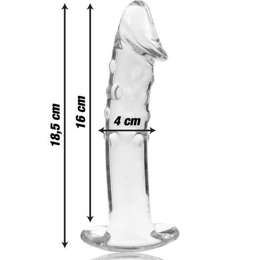 Nebula Dildo Borosilikaattilasi Puhdas 18.5 Cm -O- 4 Cm | Niks.fi verkkokauppa