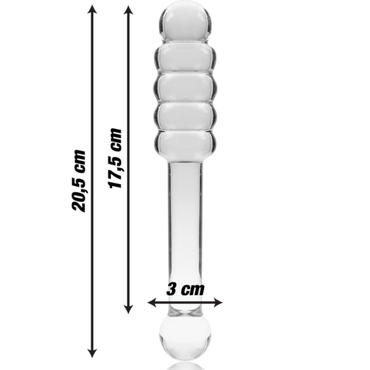 Nebula Dildo Borosilikaattilasi Puhdas 20.5 Cm -O- 3 Cm | Niks.fi verkkokauppa