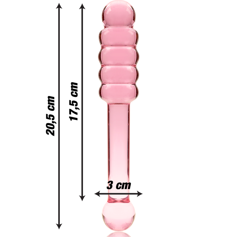 Nebula Dildo Borosilikaattilasi Vaaleanpunainen 20.5 Cm -O- 3 Cm | Niks.fi verkkokauppa