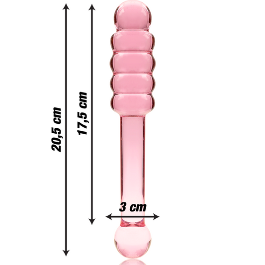 Nebula Dildo Borosilikaattilasi Vaaleanpunainen 20.5 Cm -O- 3 Cm | Niks.fi verkkokauppa