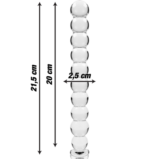 Nebula Dildo Borosilikaattilasi Puhdas 21.5 Cm -O- 2.5 Cm | Niks.fi verkkokauppa