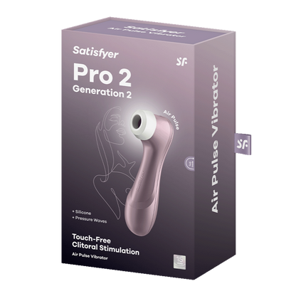 Satisfyer Pro 2 Air Pulse Stimulator Violet | Niks.fi verkkokauppa