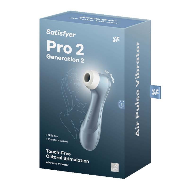 Satisfyer Pro 2 Air Pulse Stimulator Blue | Niks.fi verkkokauppa