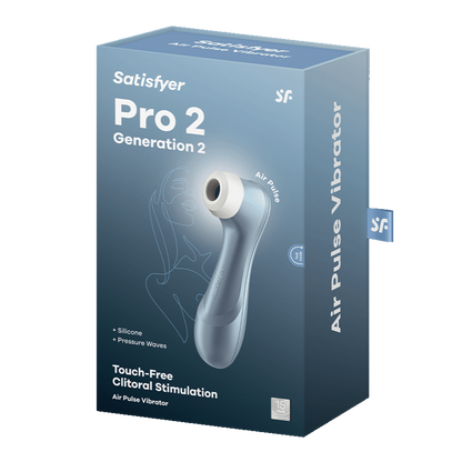 Satisfyer Pro 2 Air Pulse Stimulator Blue | Niks.fi verkkokauppa