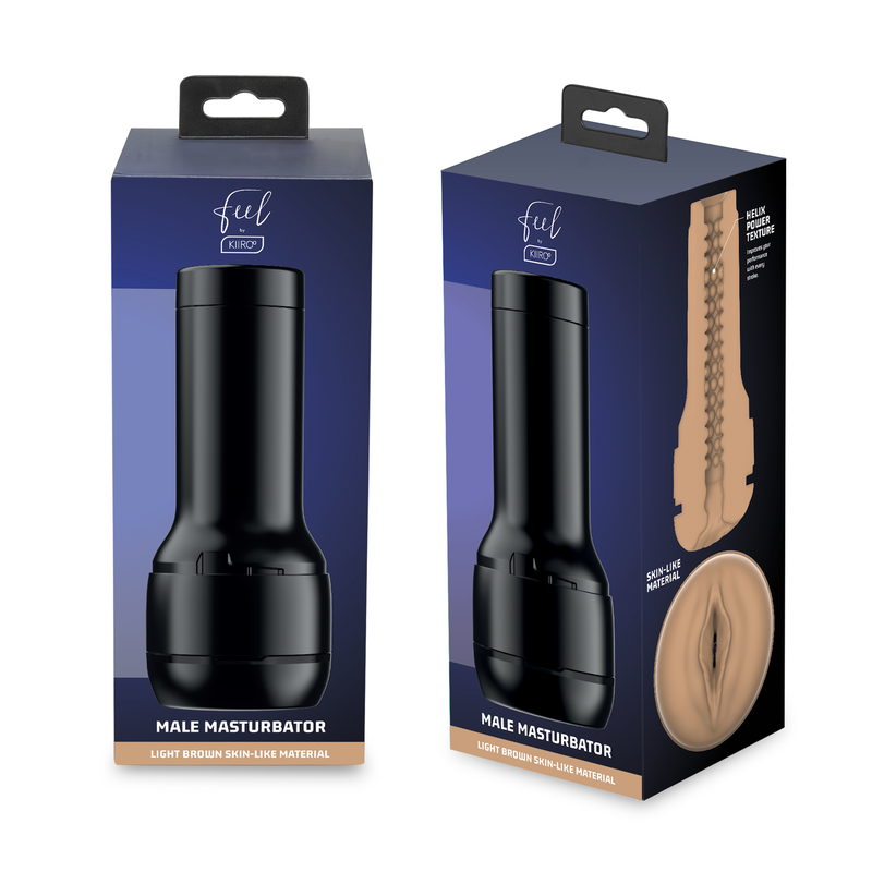 Kiiroo Feel Stroker Masturbator Stimulator Light Brown | Niks.fi verkkokauppa