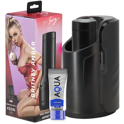 Kiiroo Pack Keon + Feel Britney Amber + Aqua Quality Lubricant 50 Ml | Niks.fi verkkokauppa