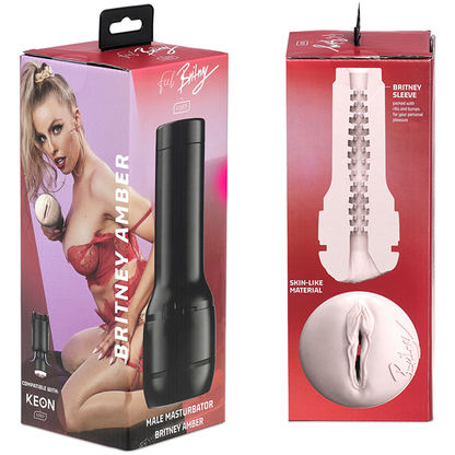 Kiiroo Pack Keon + Feel Britney Amber + Aqua Quality Lubricant 50 Ml | Niks.fi verkkokauppa