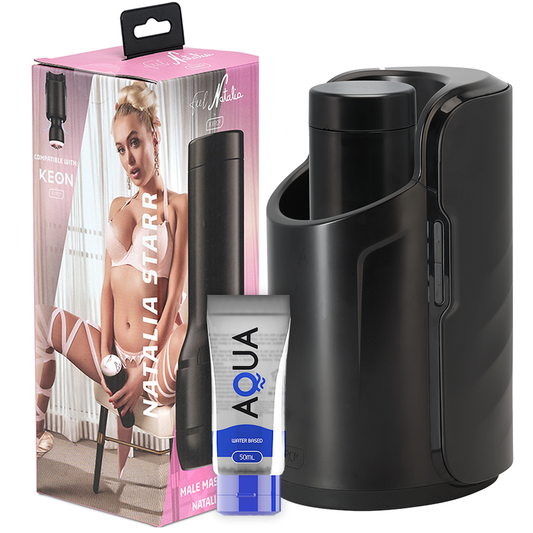 Kiiroo Keon + Feel Natalia Starr + Aqua Quality Lubricant 50 Ml | Niks.fi verkkokauppa