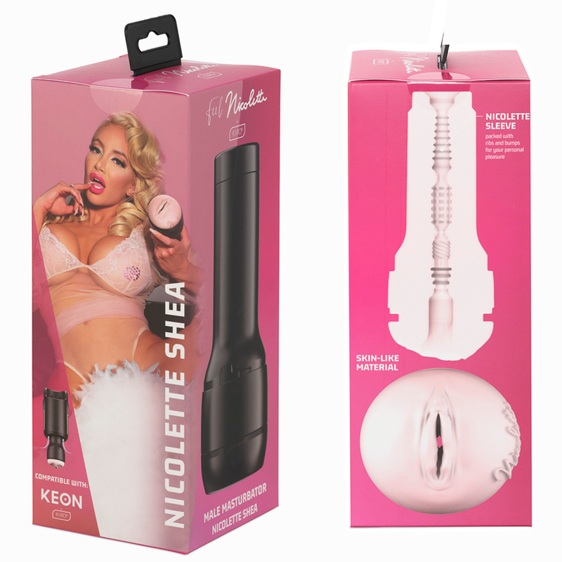 Keon + Feel Nicolette Shea Stroker + Aqua Quality Lubricant 50 Ml | Niks.fi verkkokauppa