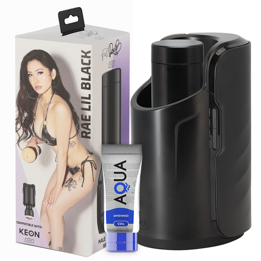 Kiiroo Keon + Feel Rae Lil Masturbator + Aqua Quality Lubricant 50 Ml | Niks.fi verkkokauppa