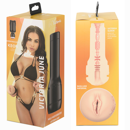 Kiiroo Keon + Feel Victoria June Stroker + Aqua Quality Lubricant 50 Ml | Niks.fi verkkokauppa