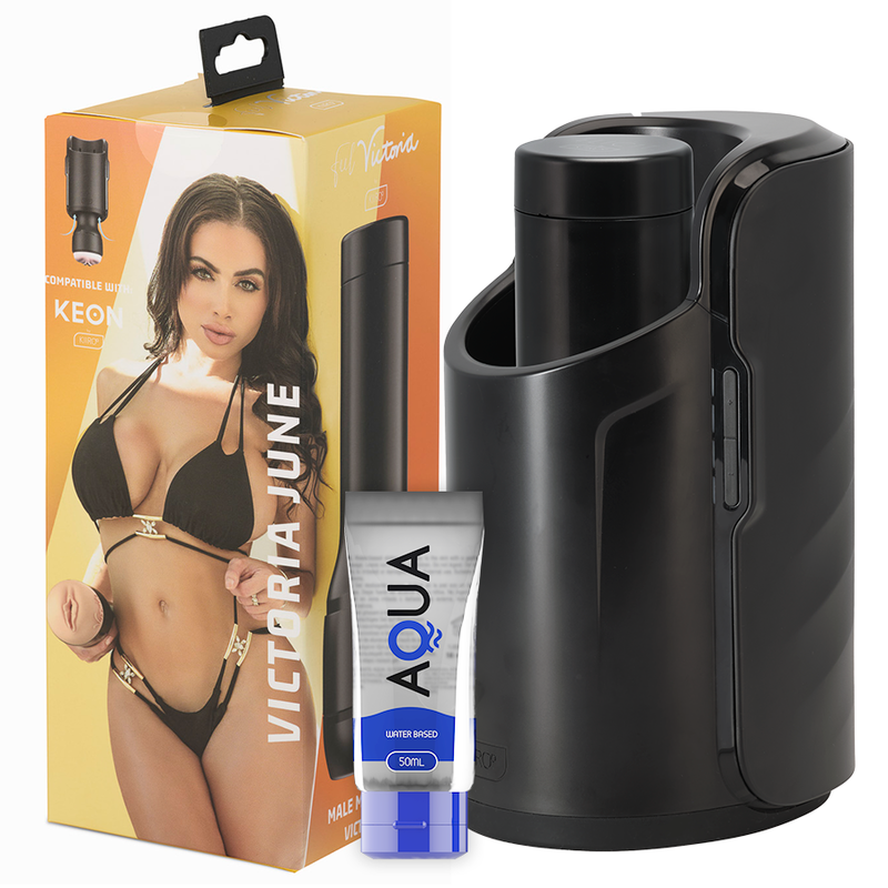 Kiiroo Keon + Feel Victoria June Stroker + Aqua Quality Lubricant 50 Ml | Niks.fi verkkokauppa