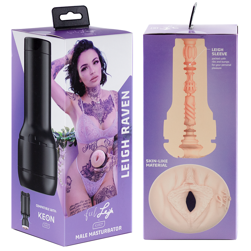 Kiiroo Pack Keon + Feel Leigh Raven + Aqua Quality Lubricant 50 Ml | Niks.fi verkkokauppa