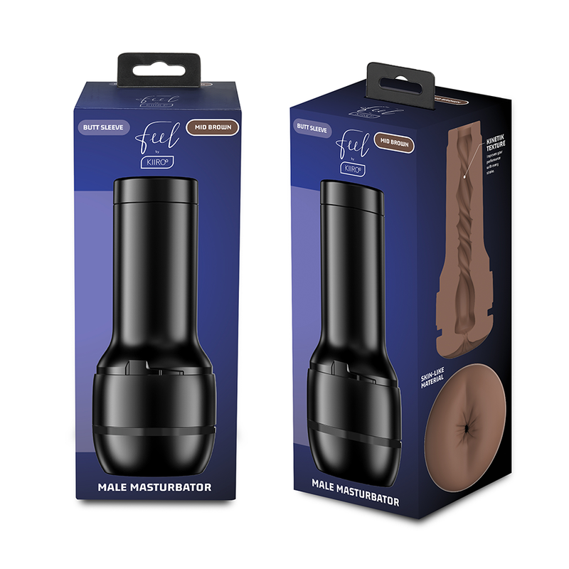 Kiiroo Feel Stroker Generic Butt Masturbator Mid Brown | Niks.fi verkkokauppa