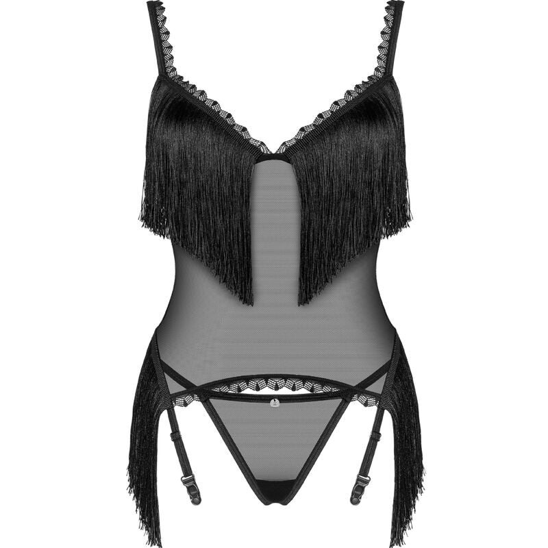 Obsessive Sherila Corset & Thong Xl/Xxl | Niks.fi verkkokauppa