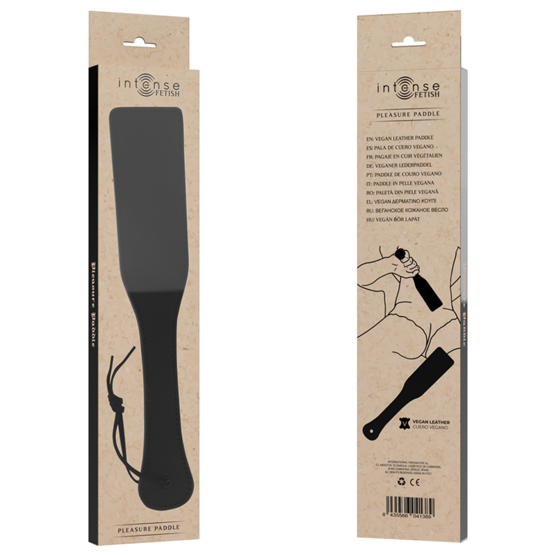 Intense Fetish Vegan Leather Paddle | Niks.fi verkkokauppa