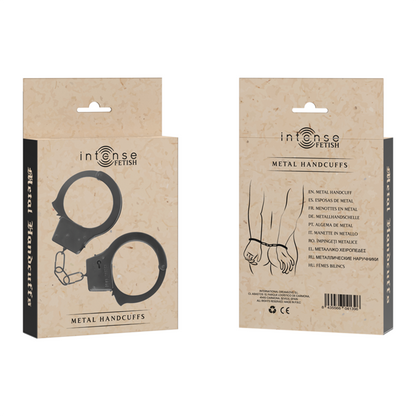 Intensefetish Metal Handcuffs | Niks.fi verkkokauppa