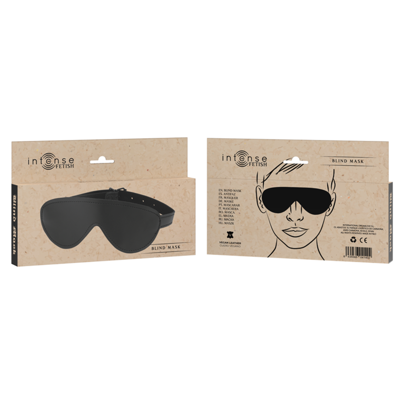 Intense Fetish Vegan Blind Mask | Niks.fi verkkokauppa