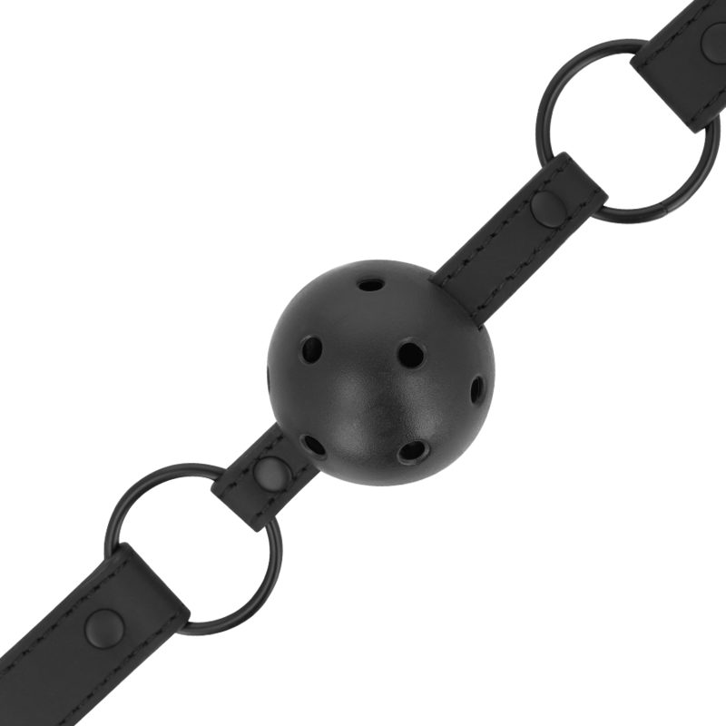 Intense Fetish Vegan Leather Ball Gag | Niks.fi verkkokauppa