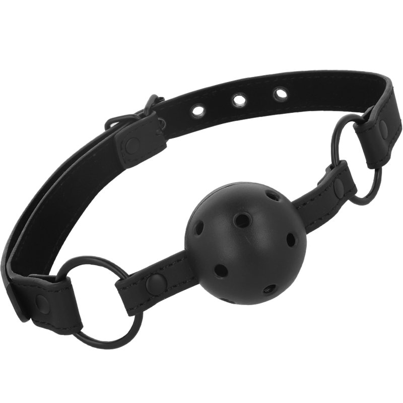 Intense Fetish Vegan Leather Ball Gag | Niks.fi verkkokauppa