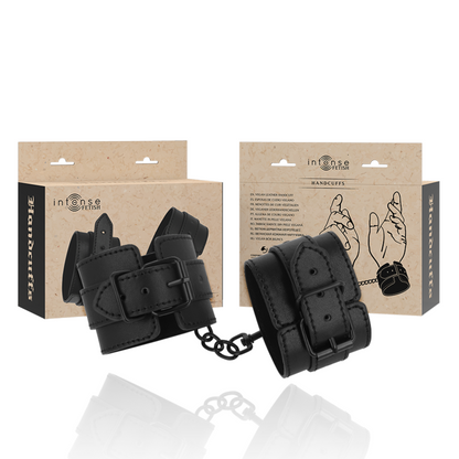 Intensefetish Vegan Leather Handcuffs | Niks.fi verkkokauppa