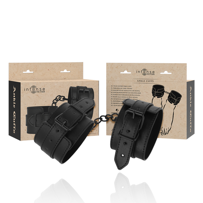 Intense Fetish Vegan Leather Ankle Cuffs | Niks.fi verkkokauppa