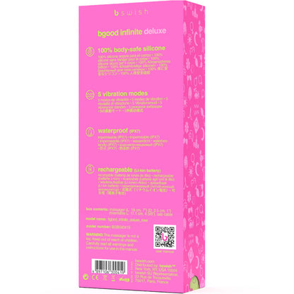 B Swish Bgood Infinite Deluxe Rechargeable Vibrator Pink Silicone | Niks.fi verkkokauppa