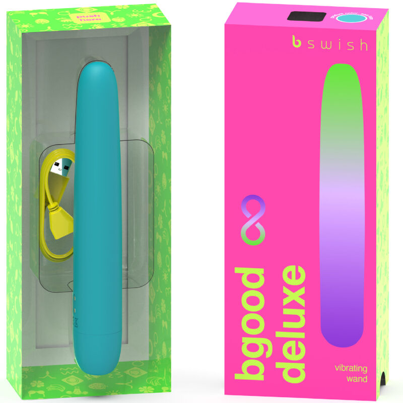 B Swish Bgood Infinite Deluxe Rechargeable Vibrator Blue Silicone | Niks.fi verkkokauppa