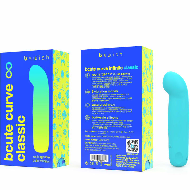 Bcute Curve Infinite Klassinen Ladattava Vibraattori Silikoni | Niks.fi verkkokauppa