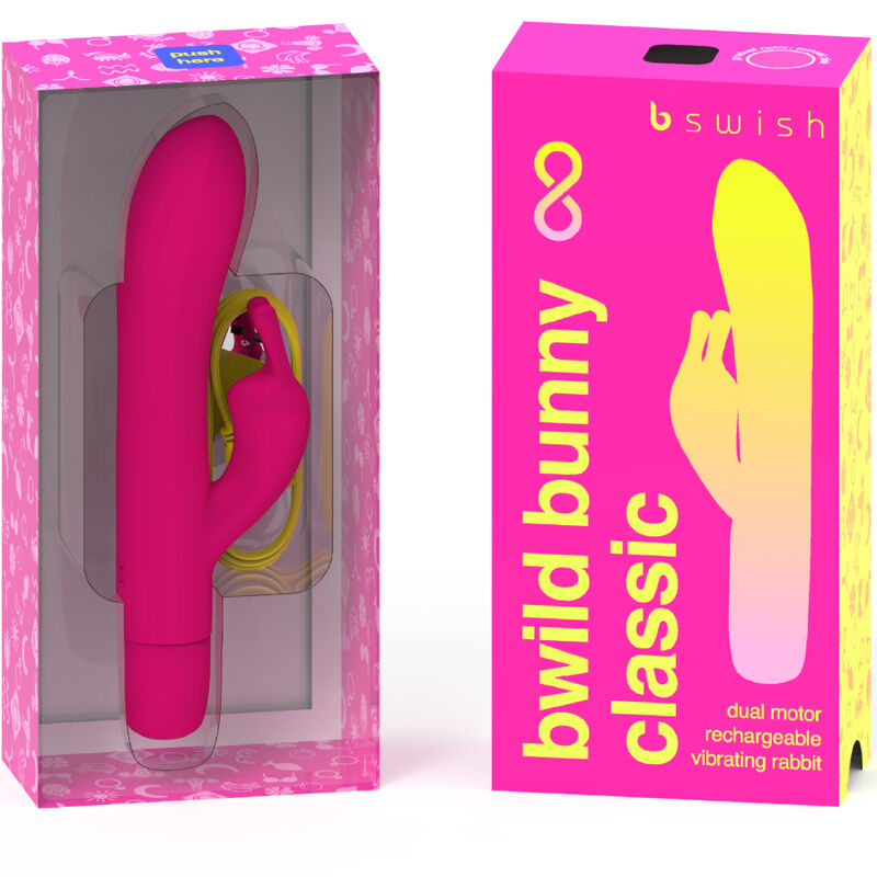 Bwild Bunny Infinite Klassinen vibraattori Pinkki Silikoni | Niks.fi verkkokauppa