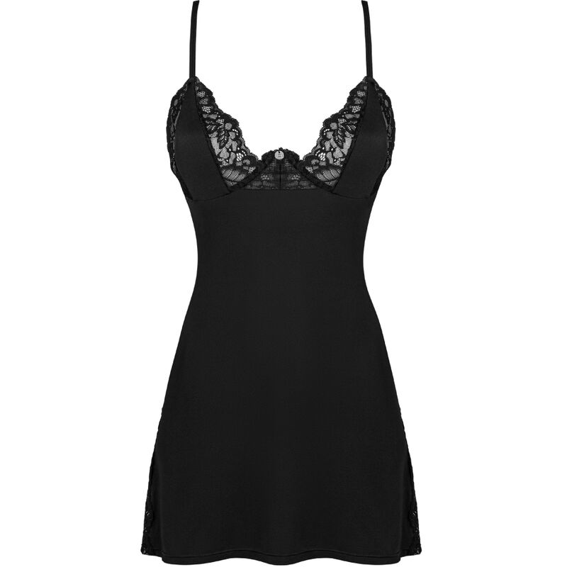 Obsessive Bellastia Chemise & Thong M/L | Niks.fi verkkokauppa