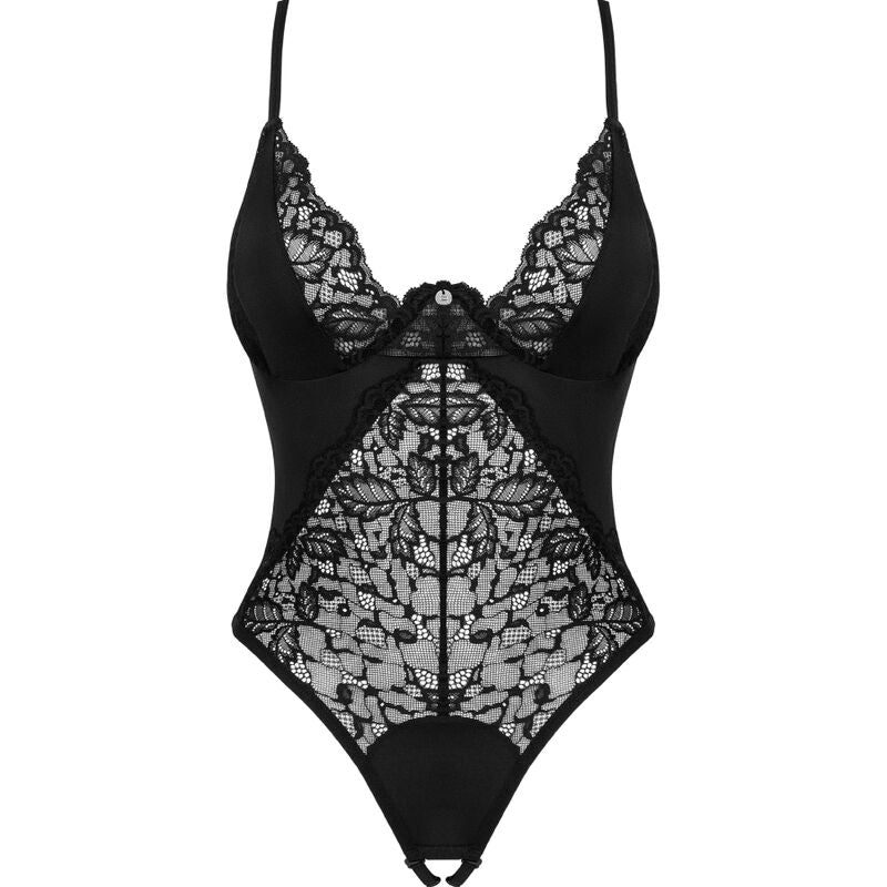 Obsessive Bellastia Crotchless Teddy Xl/Xxl | Niks.fi verkkokauppa