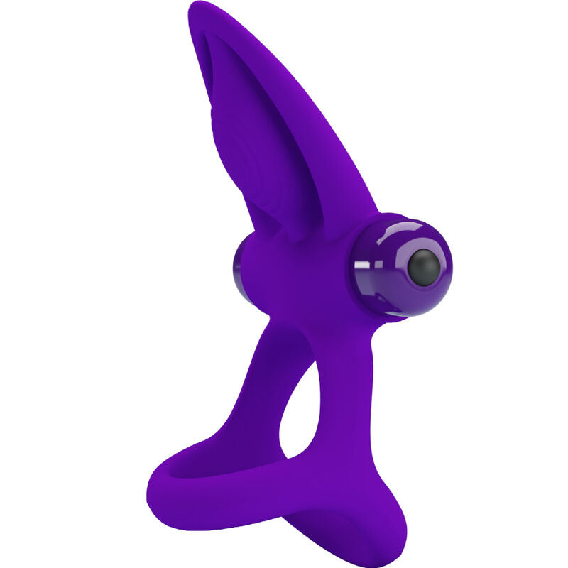 Pretty Love Vibrator Ring 10 Vibrations Violet Silicone | Niks.fi verkkokauppa