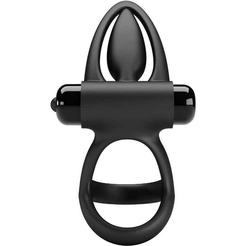 Pretty Love Vibrating Ring 10 Vibrations Black Silicone | Niks.fi verkkokauppa