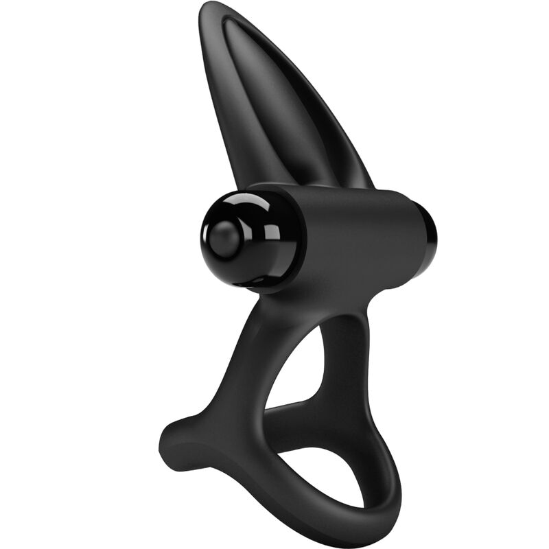 Pretty Love Vibrating Ring 10 Vibrations Black Silicone | Niks.fi verkkokauppa