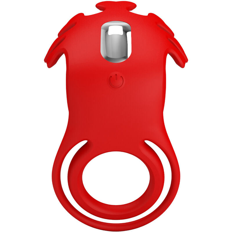 Pretty Love Ruben Vibrator Ring 7 Vibrations Silicone Red | Niks.fi verkkokauppa