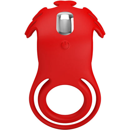 Pretty Love Ruben Vibrator Ring 7 Vibrations Silicone Red | Niks.fi verkkokauppa