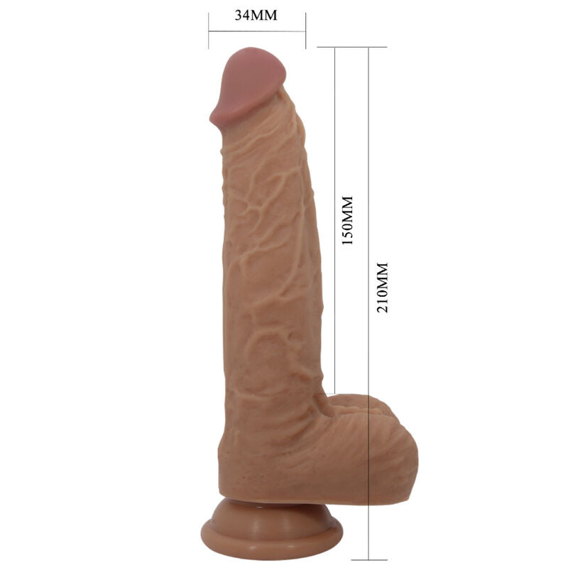 Pretty Love Jonathan Silicone Dildo 3 Vibrations + 3 Insertion Measurements Remote Control 21 Cm | Niks.fi verkkokauppa