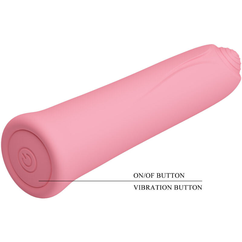 Pretty Love Curtis Mini Super Power Vibrator 12 Pink Silicone Vibrations | Niks.fi verkkokauppa
