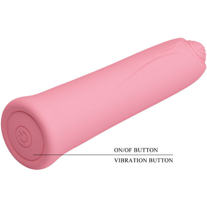 Pretty Love Curtis Mini Super Power Vibrator 12 Pink Silicone Vibrations | Niks.fi verkkokauppa