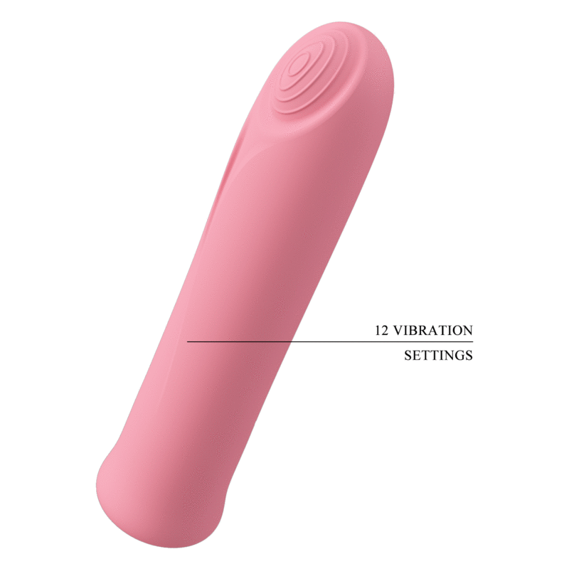 Pretty Love Curtis Mini Super Power Vibrator 12 Pink Silicone Vibrations | Niks.fi verkkokauppa