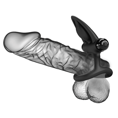 Pretty Love Vibrating Ring 10 Vibrations Black Silicone | Niks.fi verkkokauppa
