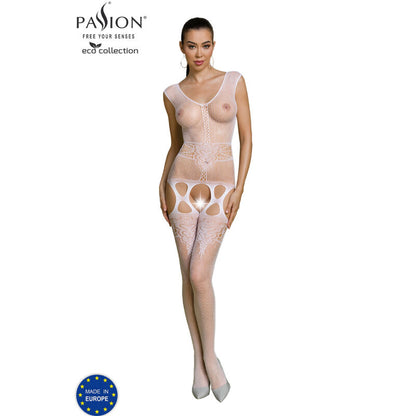 Passion Eco Collection Bodystocking Eco Bs014 White | Niks.fi verkkokauppa