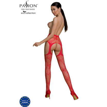 Passion Eco Collection Bodystocking Eco S001 Red | Niks.fi verkkokauppa