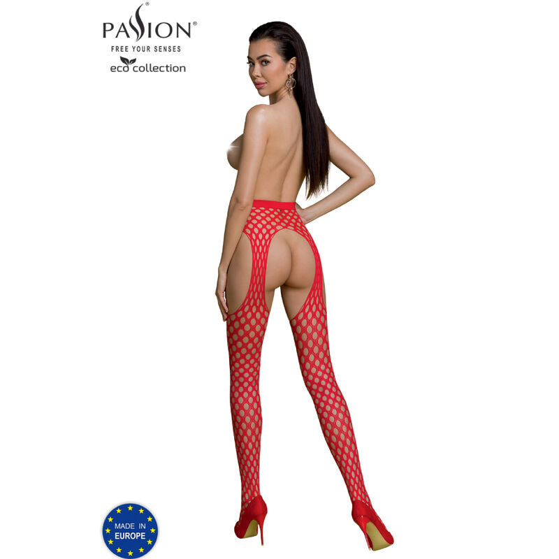 Passion Eco Collection Bodystocking Eco S003 Red | Niks.fi verkkokauppa