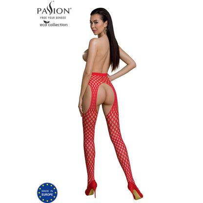 Passion Eco Collection Bodystocking Eco S003 Red | Niks.fi verkkokauppa