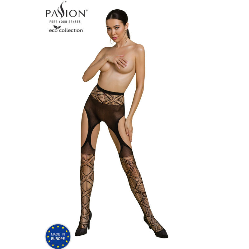 Passion Eco Collection Bodystocking Eco S005 Black | Niks.fi verkkokauppa