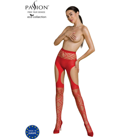 Passion Eco Collection Bodystocking Eco S005 Red | Niks.fi verkkokauppa